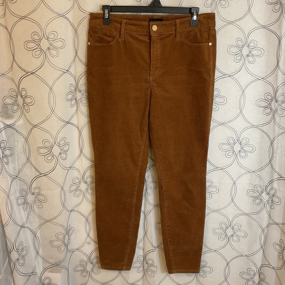 Women's‎ Talbots Dark Brown Corduroy Jeggings Size 6P
